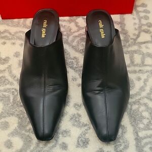 Cult Gaia Black Mules